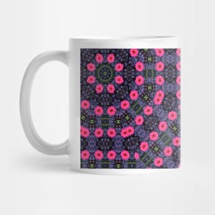 Dahlia Flower Design - Kaleidoscopic Mug